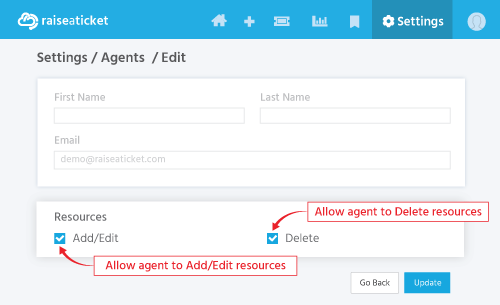agent resources visibility